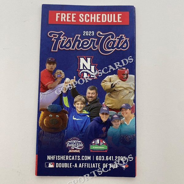 2023 New Hampshire Fishercats Pocket Schedule