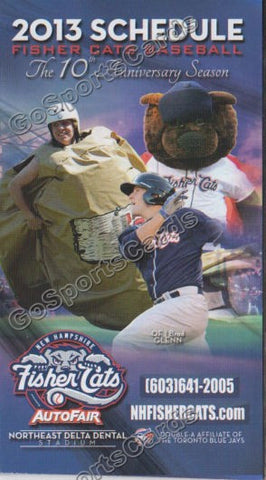 2013 New Orleans Zephyrs Pocket Schedule (20th Anniversary)