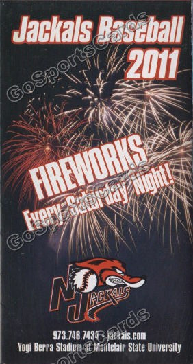 2011 New Jersey Jackals Pocket Schedule (Tall)