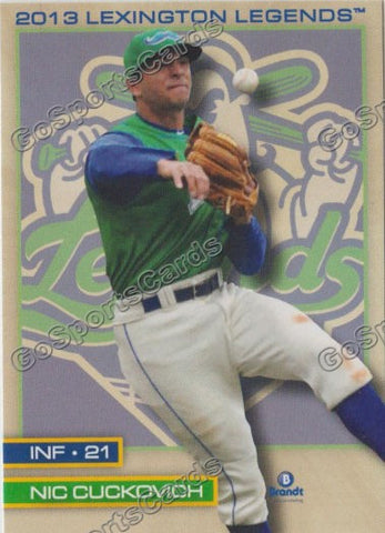 2013 Lexington Legends Nic Nick Cuckovich