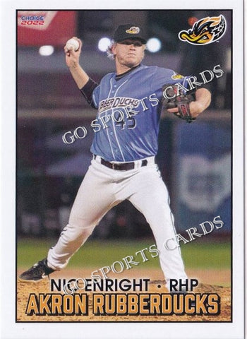 2022 Akron RubberDucks Nic Enright