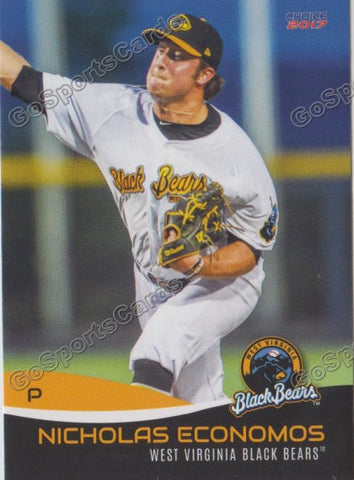 2017 West Virginia Black Bears Nicholas Economos
