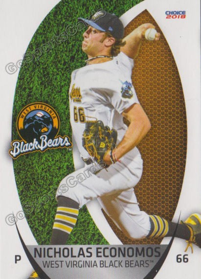 2018 West Virginia Black Bears Nicholas Economos