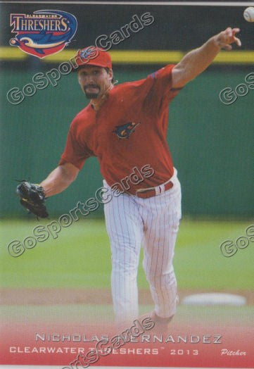 2013 Clearwater Threshers Nicholas Hernandez