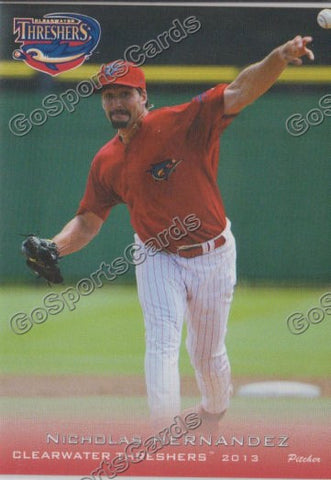 2013 Clearwater Threshers Nicholas Hernandez