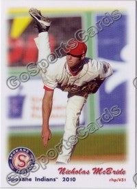 2010 Spokane Indians Nicholas McBride