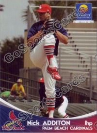 2009 Palm Beach Cardinals Nick Additon