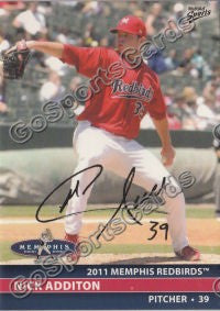 2011 Memphis Redbirds Nick Additon