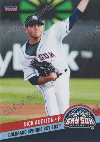 2015 Colorado Springs Sky Sox Nick Additon