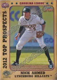 2012 Carolina League Top Prospects Nick Ahmed