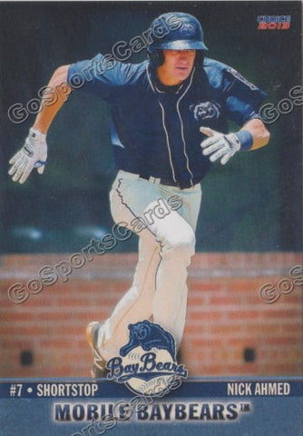 2013 Mobile BayBears Nick Ahmed