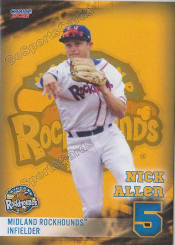 2021 Midland Rockhounds Nick Allen