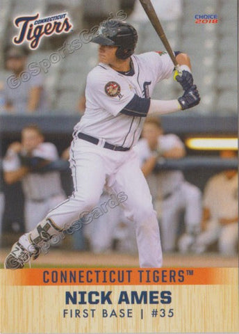 2018 Connecticut Tigers Nick Ames