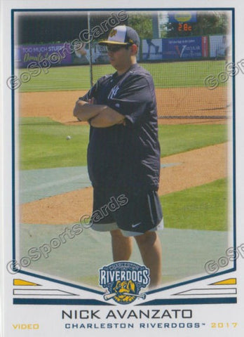 2017 Charleston RiverDogs Nick Avanzato