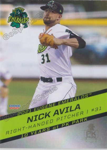 2021 Eugene Emeralds Nick Avila