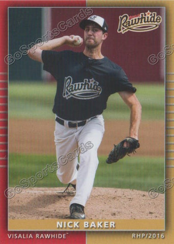 2016 Visalia Rawhide Nick Baker