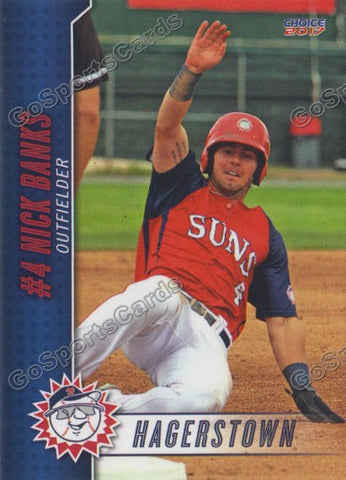 2017 Hagerstown Suns Nick Banks