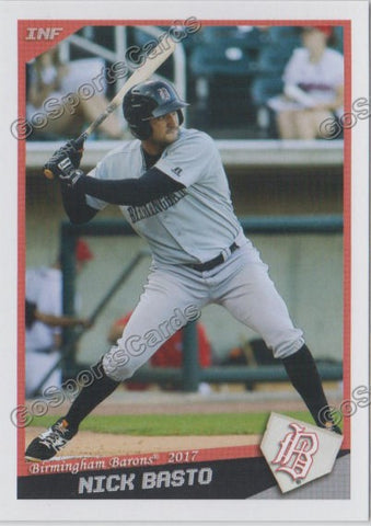 2017 Birmingham Barons Nick Basto