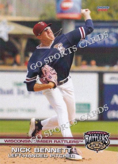 2021 Wisconsin Timber Rattlers Jersey Nick Bennett 46