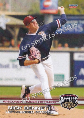 2021 Wisconsin Timber Rattlers Nick Bennett 46