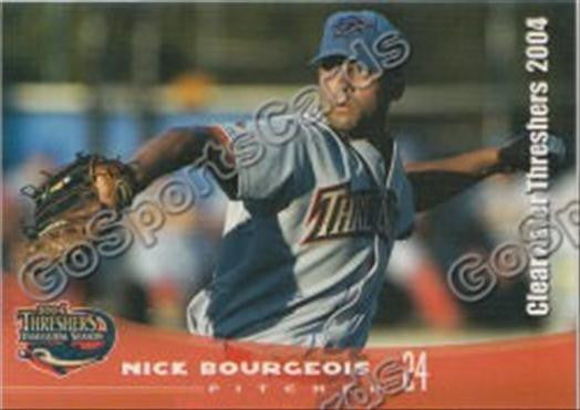 2004 Clearwater Threshers Nick Bourgeois