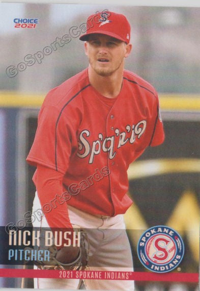 2021 Spokane Indians Nick Bush