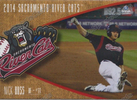 2014 Sacramento River Cats Nick Buss
