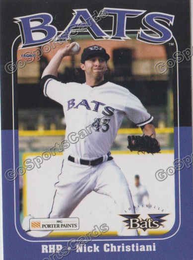 2013 Louisville Bats Nick Christiani