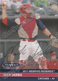 2011 Memphis Redbirds Nick Derba