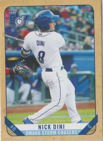 2018 Omaha Royals Nick Dini