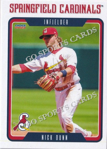 2023 Springfield Cardinals Nick Dunn – Go Sports Cards