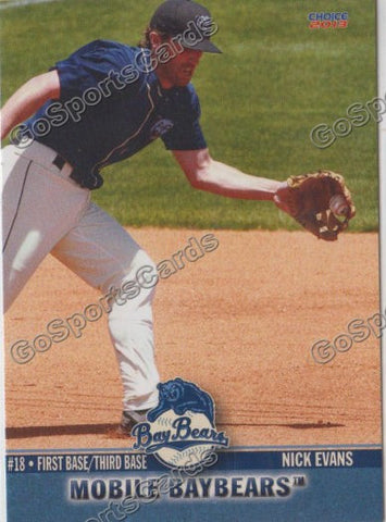 2013 Mobile BayBears Nick Evans