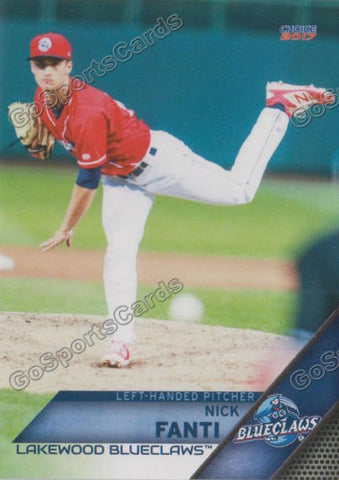 2017 Lakewood BlueClaws Nick Fanti