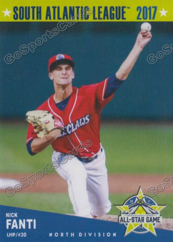 2017 South Atlantic League All Star ND Nick Fanti