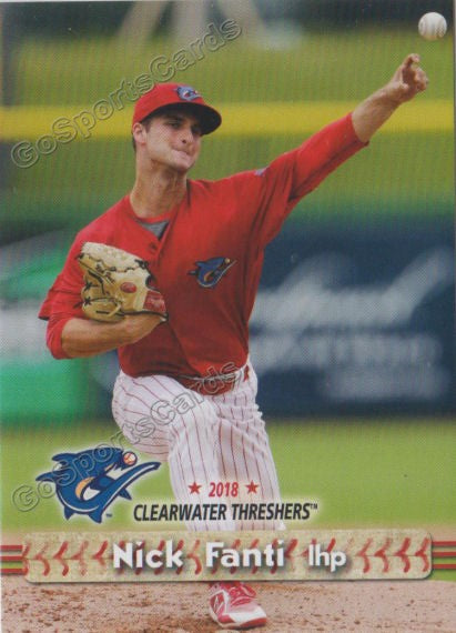 2018 Clearwater Threshers Nick Fanti