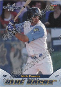2011 Wilmington Blue Rocks Nick Francis