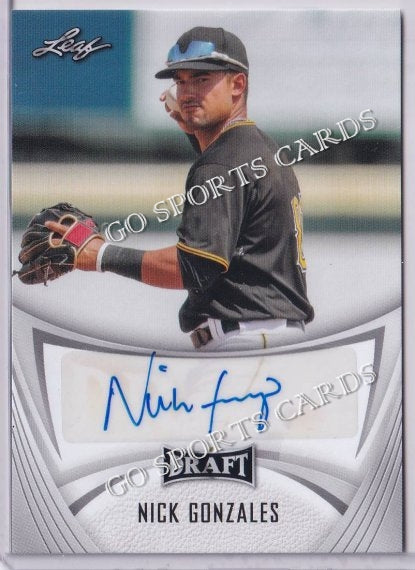 2021 Leaf Draft BA-NG2 Nick Gonzales Autograph