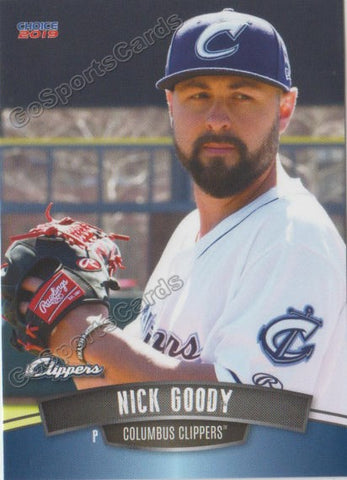 2019 Columbus Clippers Nick Goody