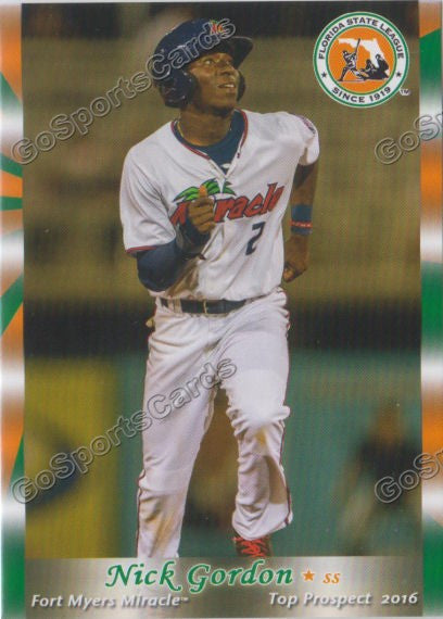 2016 Florida State League Top Prospect FSL Nick Gordon