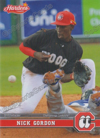 2017 Chattanooga Lookouts Nick Gordon