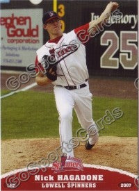 2007 Lowell Spinners Nick Hagadone