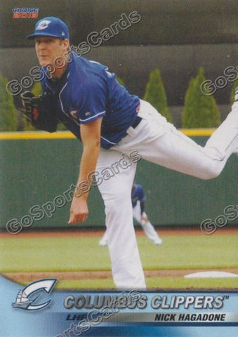 2013 Columbus Clippers Nick Hagadone
