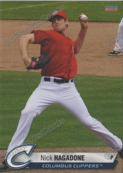 2014 Columbus Clippers Nick Hagadone