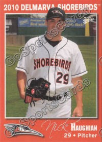 2010 Delmarva Shorebirds Nick Haughian
