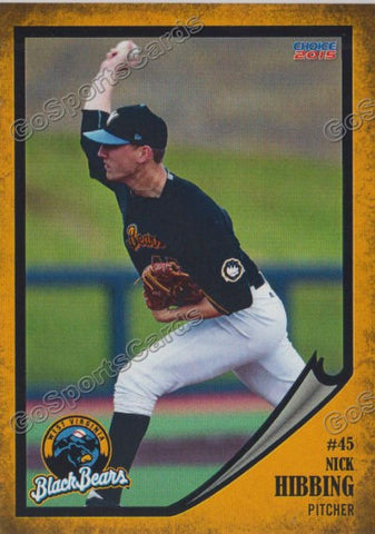 2015 West Virginia Black Bears Nick Hibbing