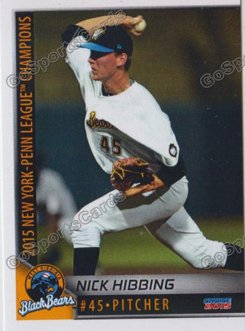 2015 West Virginia Black Bears Champions Nick Hibbing