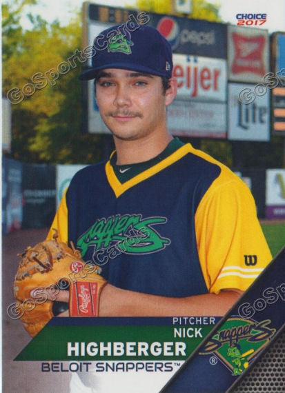 2017 Beloit Snappers Nick Highberger