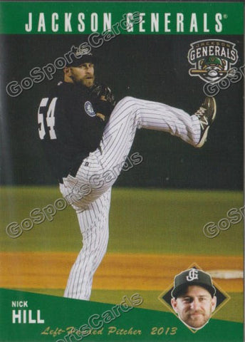2013 Jackson Generals Nick Hill
