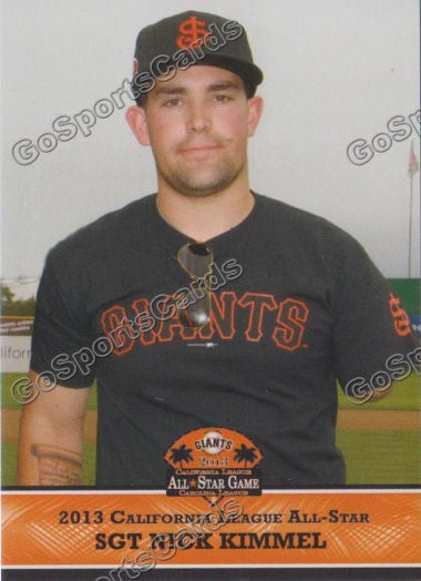 2013 California League All Star Sgt Nick Kimmel