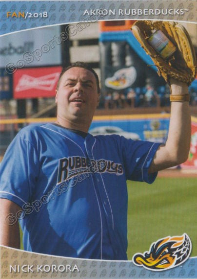 2018 Akron Rubber Ducks Nick Korora